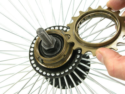 Inner body on hub with outer body shown to right