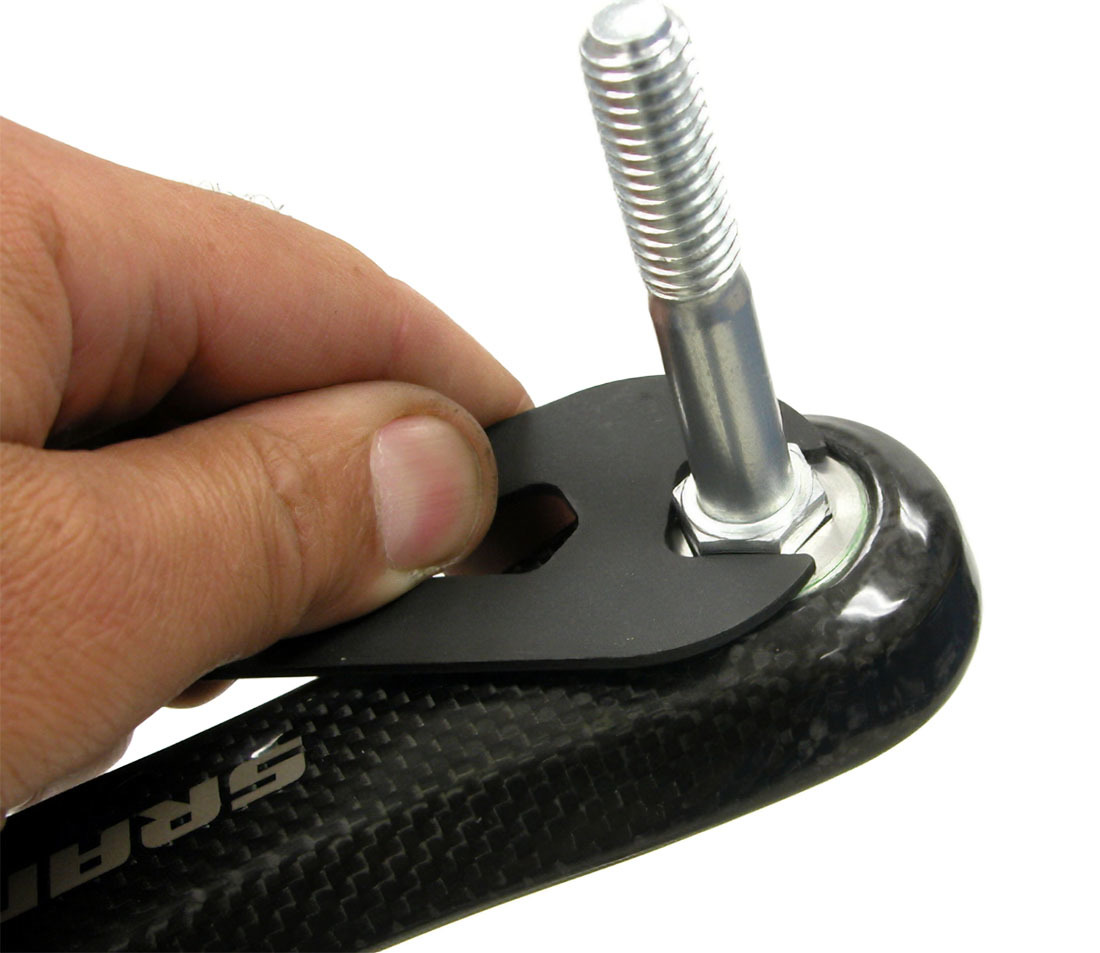 SRAM® retaining ring uses a 16mm hex to secure. Use a 5/8" hex head bolt as a substitute.